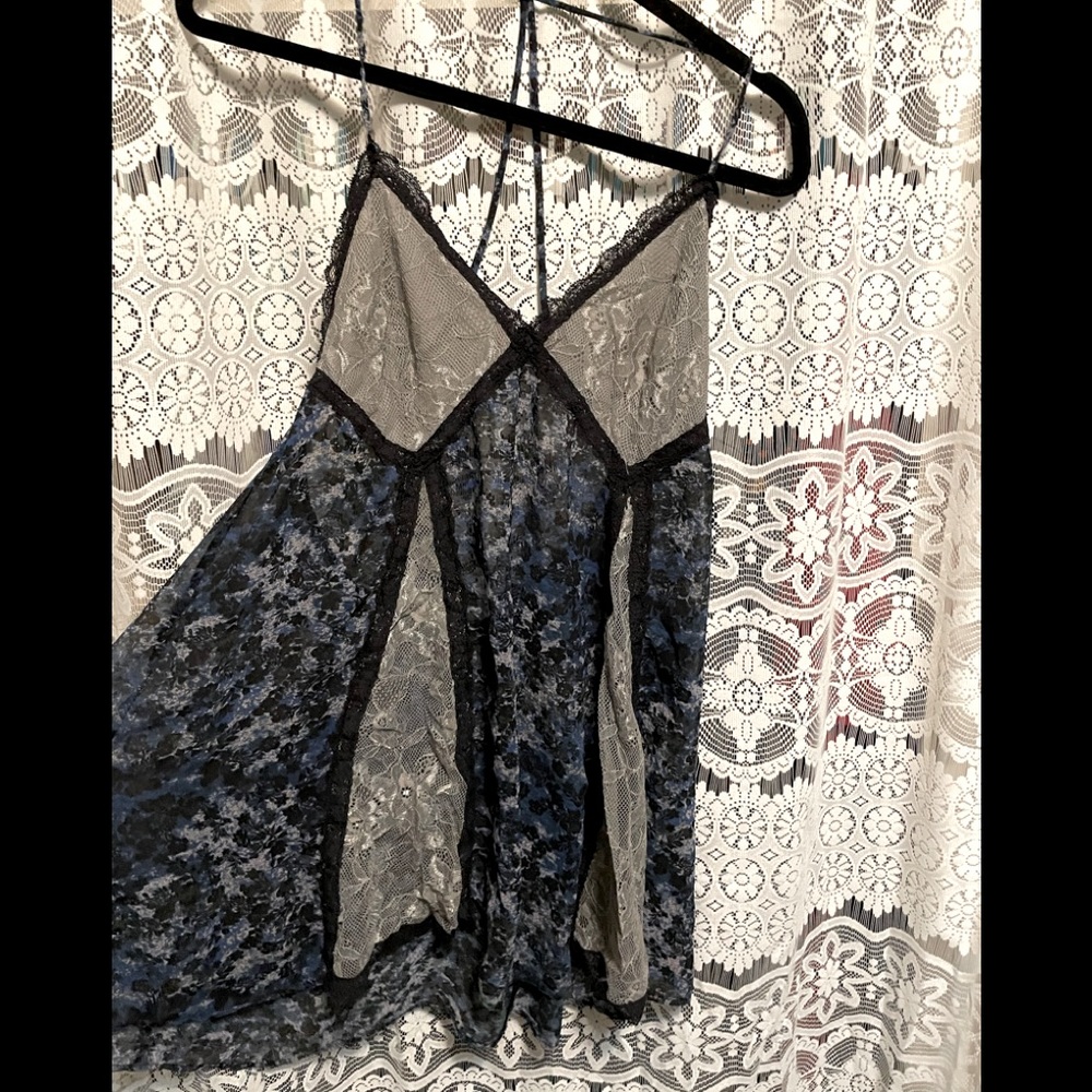 Beautiful blue lace night gown